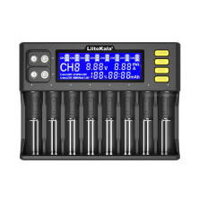 Зарядний пристрій LiitoKala Lii-S8 на 8 каналів для акумуляторів + автомобільний кабель