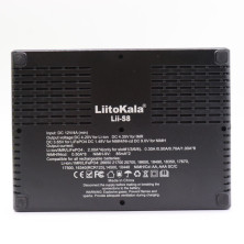 Зарядний пристрій LiitoKala Lii-S8 на 8 каналів для акумуляторів + автомобільний кабель