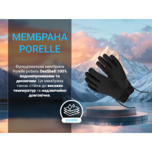Рукавички водонепроникні Dexshell StretchFit 2.0 Gloves, р-р S, чорні