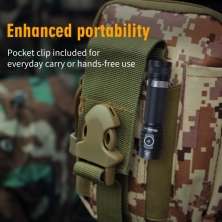 Ліхтар Wurkkos WK03 USB-C Rechargeable, чорний