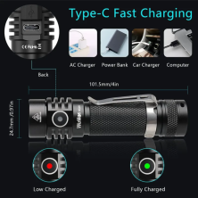 Ліхтар Wurkkos WK03 USB-C Rechargeable, чорний