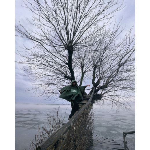 Плащ-дощовик Naturehike CNH23RG001, темно-зелений