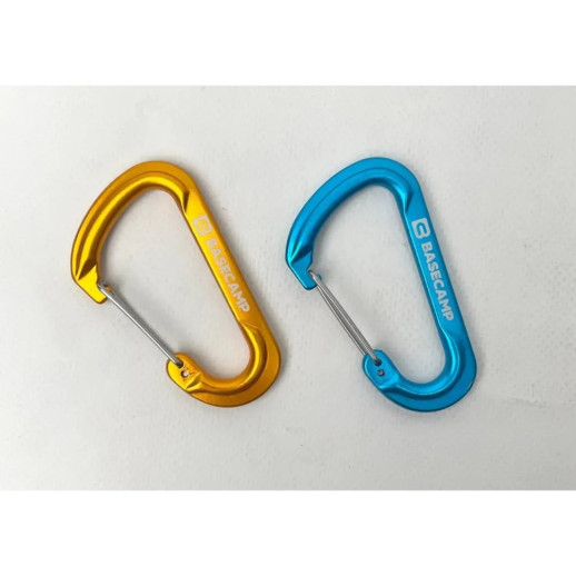 Набір алюмінієвих карабінів Base Camp Delta 7 Wire Set, 2 шт, Blue/Orange (BCP 60916)
