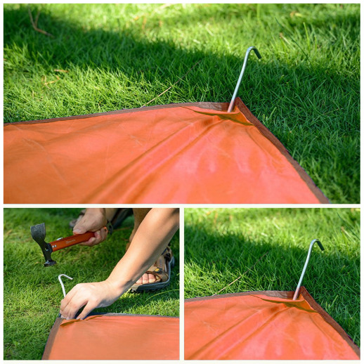 Тент універсальний Naturehike 210T polyester 2, 15х2. 15м 0,30 кг NH15D005-X