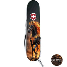 Складаний ніж Victorinox HUNTSMAN ZODIAC Золотий кінь 1.3713.Z5220pk