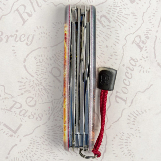 Складаний ніж Victorinox HUNTSMAN ZODIAC Золотий кінь 1.3713.Z5220pk