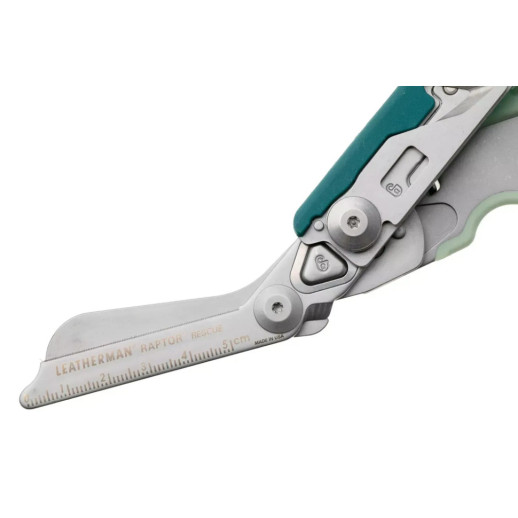 Ножиці Leatherman Raptor Rescue, бірюзові, utility чохол