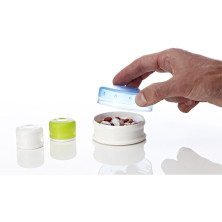 Набір контейнерів Humangear GoTubb 3-Pack Medium (прозорий, зелений, блакитний)