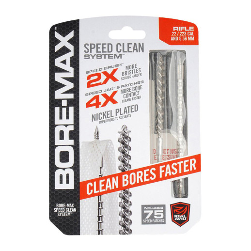 Набір для чищення Real Avid Bore-Max Speed Clean кал .22/.223/.5.56. 8/32 M