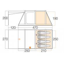 Намет Vango Solaris 400 Herbal
