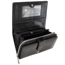 Гаманець жіночий шкіряний Semi Line RFID Black (P8229-0)