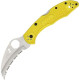Ніж Spyderco Tasman Salt 2, серейтор yellow (C106SYL2)