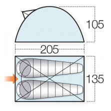Намет Vango Beat 200