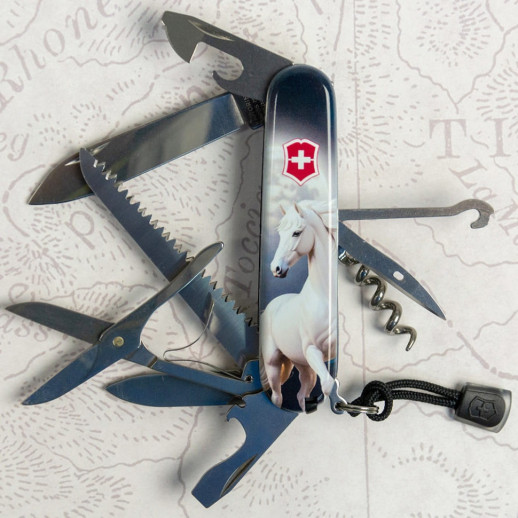 Складаний ніж Victorinox HUNTSMAN ZODIAC Магічний кінь 1.3713.3.Z5280pk