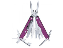 Мультитул Leatherman Juice XE6 Thunder Purple, шкіряний чохол + подарункова упаковка ( 78105192N)