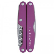 Мультитул Leatherman Juice XE6 Thunder Purple, шкіряний чохол + подарункова упаковка ( 78105192N)