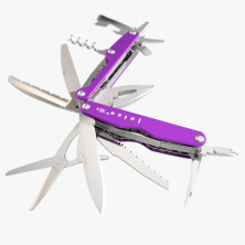 Мультитул Leatherman Juice XE6 Thunder Purple, шкіряний чохол + подарункова упаковка ( 78105192N)