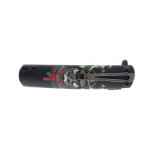 Ніж складаний Ganzo G626-BS чорний самурай (Пошкоджена упаковка/замінена пружина)