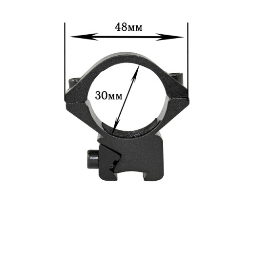 Кріплення на зброю для ліхтаря на планку Вівера 10 мм 30gz (без упаковки)