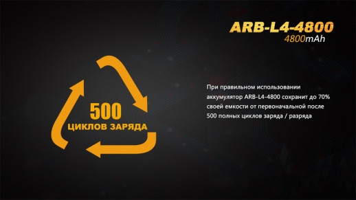 Акумулятор 26650 Fenix ARB-L4-4800 (4800 маг)