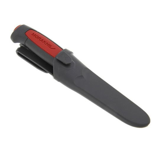 Ніж Morakniv Pro C, вуглецева сталь, гумова ручка з червоною вставкою 12243