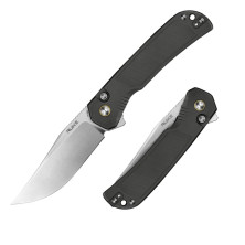 Ніж складаний туристичний Ruike P192-AK, (9.1 см) 14C28N / алюмінієвий сплав 6063, сірий