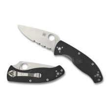 Ніж Spyderco Tenacious FRN полусеррейтор (C122PSBK)