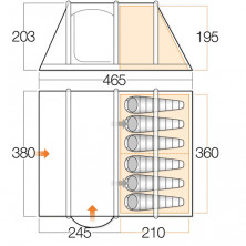 Намет Vango Ravello 600 Herbal