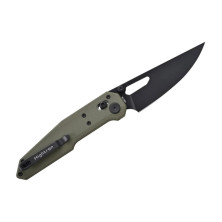 Ніж Hightron Sharplyn,14C28N, G10, зелений, чорний клинок