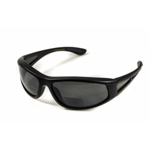 Окуляри BluWater Winkelman-2 polarized (+2.0 bifocal) (gray) чорні