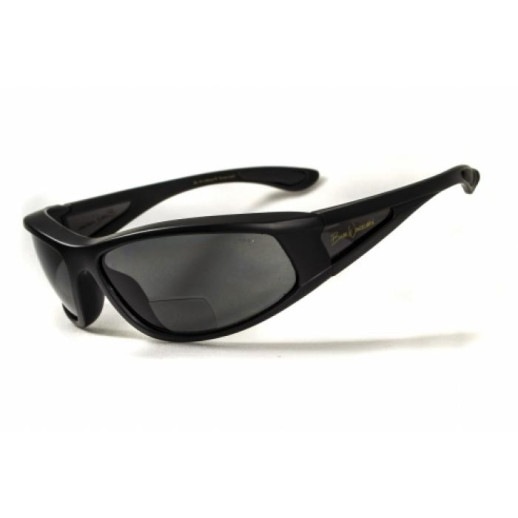 Окуляри BluWater Winkelman-2 polarized (+2.0 bifocal) (gray) чорні