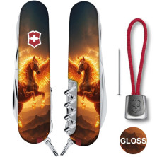 Складаний ніж Victorinox HUNTSMAN ZODIAC Вогняний пегас 1.3713.3.Z5250pk