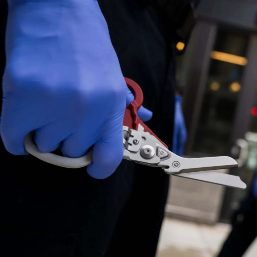 Ножиці Leatherman Raptor Rescue, сіро-бордові, utility чохол