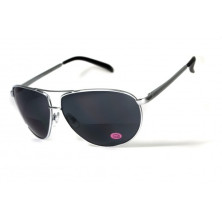 Окуляри Global Vision Aviator Bifocal (+2.5) сірі