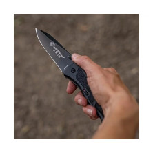 Ніж Smith&Wesson S.W.A.T. Drop Point Black Large