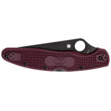 Ніж Spyderco Police 4 Lightweight, Micro-Melt PD1, FRN burgundy