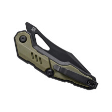 Ніж Hightron Spectron, M390, GFN, зелений, чорний клинок