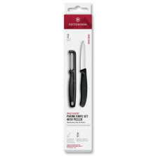 Набір для чищення овочів Victorinox Swiss Classic 2шт чорн 6.7113.21