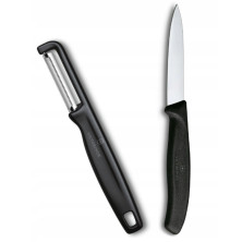 Набір для чищення овочів Victorinox Swiss Classic 2шт чорн 6.7113.21