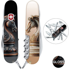 Складаний ніж Victorinox HUNTSMAN ZODIAC Шаховий кінь 1.3713.3.Z5310pk