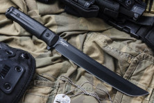 Ніж Kizlyar Supreme Sensei чорний, сталь D2, рукоять G10