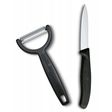 Набір для чищення овочів Victorinox Swiss Classic 2шт чорн 6.7113.22