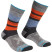 Шкарпетки чоловічі Ortovox ALL MOUNTAIN MID SOCKS WARM M multicolour - 42-44 - сірий/оранжевий