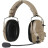 Активные наушники Ops-Core AMP Communication Headset-Connectorized. Верхний держатель. Tan