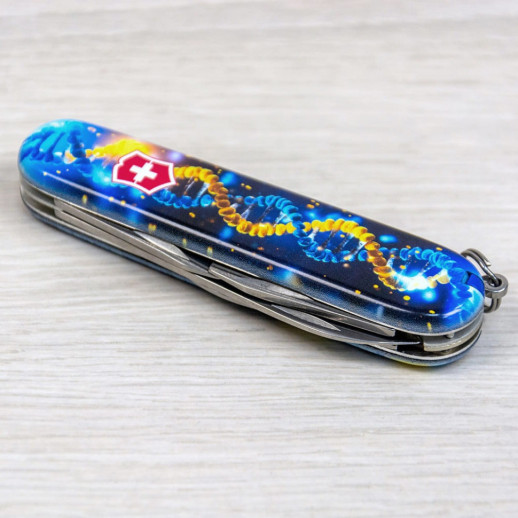 Складаний ніж Victorinox SPARTAN UKRAINE ДНК Українця 1.3603.3.T3270pw