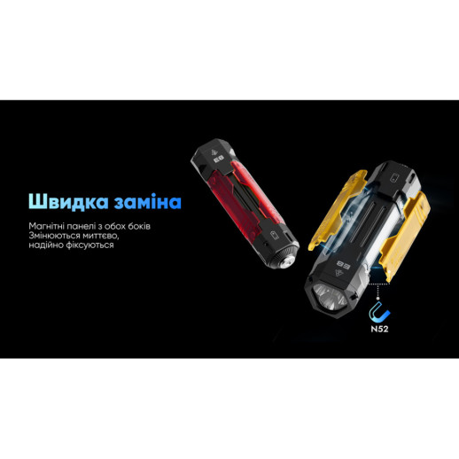 Ліхтар Wuben E8, чорний