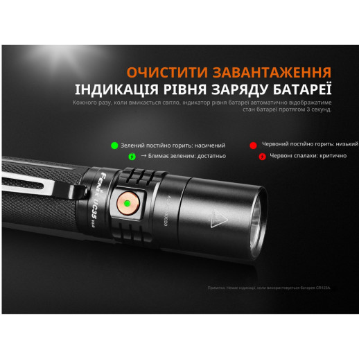 Кишеньковий ліхтар Fenix UC35 V2.0 XP-L HI V3, 1000 лм