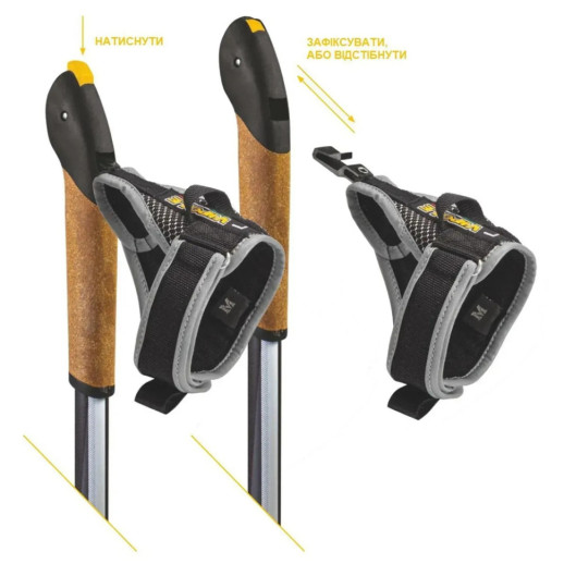 Палиці для скандинавської ходьби Vipole Instructor Vario QL Silent DLX (S25 24)