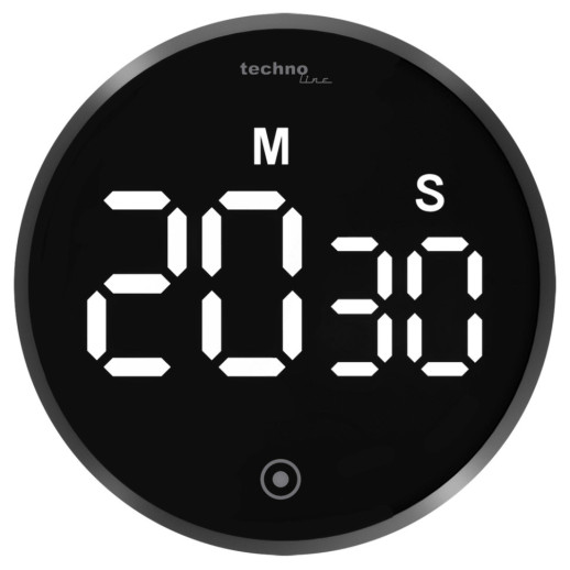 Таймер кухонний Technoline KT600 Magnetic Touchscreen Black (KT600)