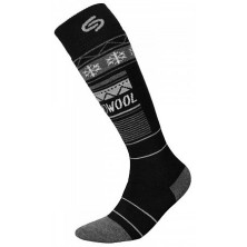 Термошкарпетки InMove Ski Deodorant Thermowool чорний з сірим 44-46
